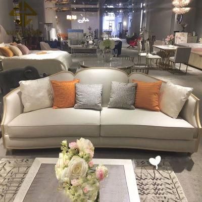 Light Luxury Fabric Sofa Living Room Modern Simple Large Apartment Model Room Combination Set American Solid Wood Sofa