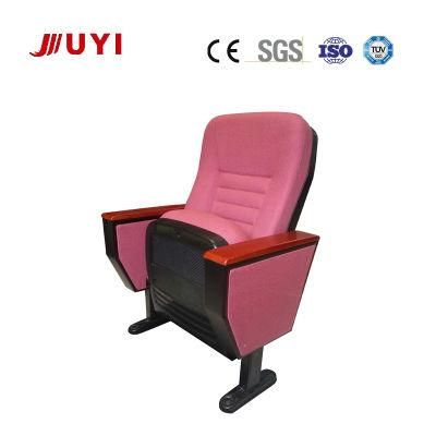 Auditorium Chair American Style Theater Folding Red Plastic Customized Fabric Furniture