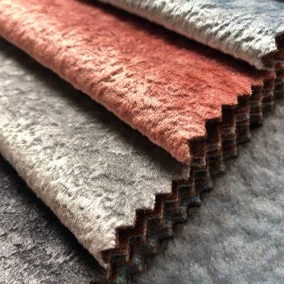 100%Polyester Bonded Knitting Velvet Burnout Velvet (Ice)