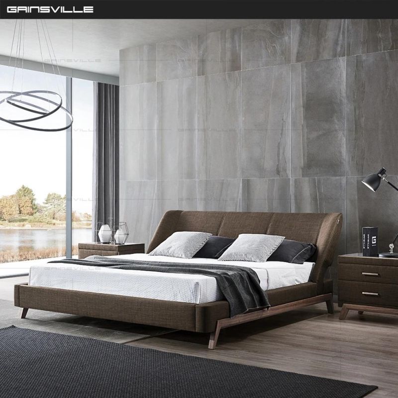 Best Seller Modern Bedroom Furniture Bedroom Set Soft Fabric Bed in New Fashion Design