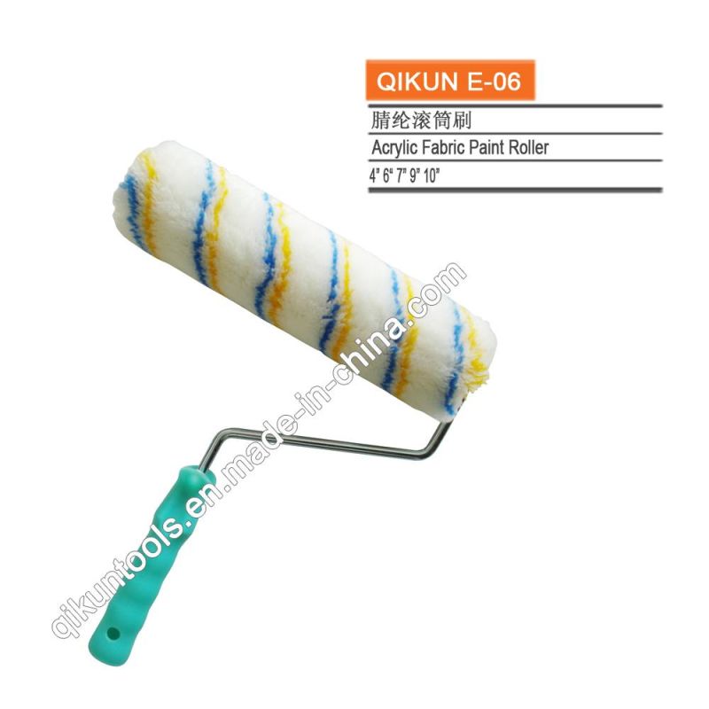 E-03 Hardware Decorate Paint Hand Tools Plastic Handle Acrylic Fabric Paint Roller