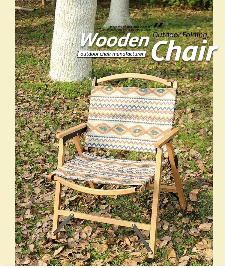 New Garden Leisure Folding Wooden Chair