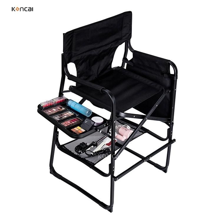 Large Professional Makeup Artist Chair Folding Director Chair Beauty Salon Hairdressing Chair