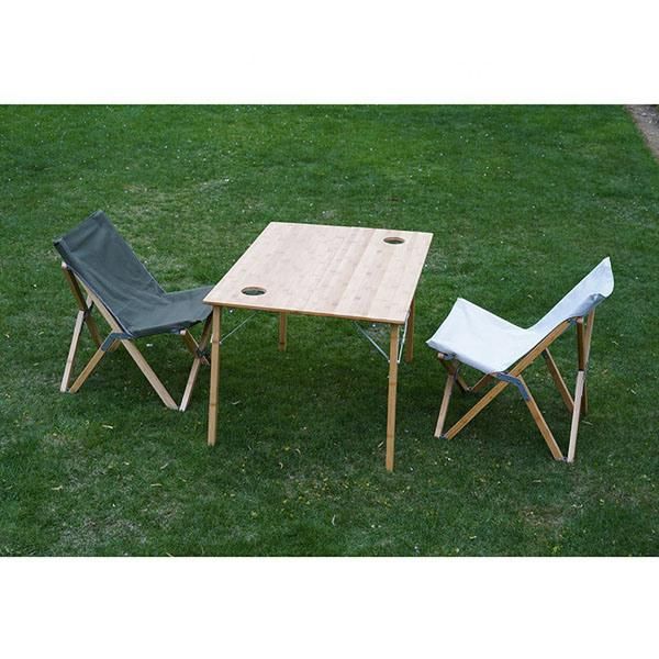 Amazon Outdoor Picnic Camping Luxury with Storage Bag Folding Wooden Chair