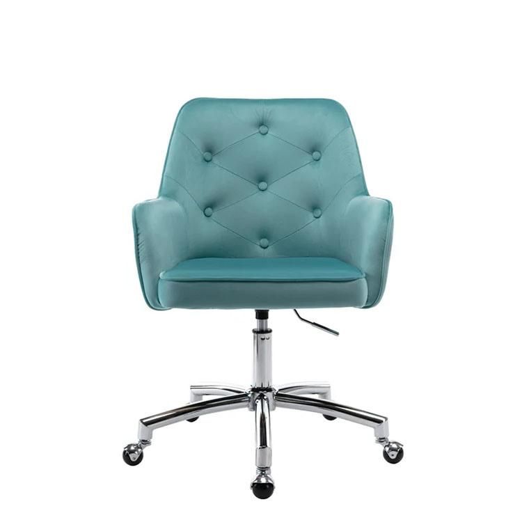 Hot Selling Comfortable Upholstered Velvet Desk Chair Executive Office Chair Swivel Computer Office Chair