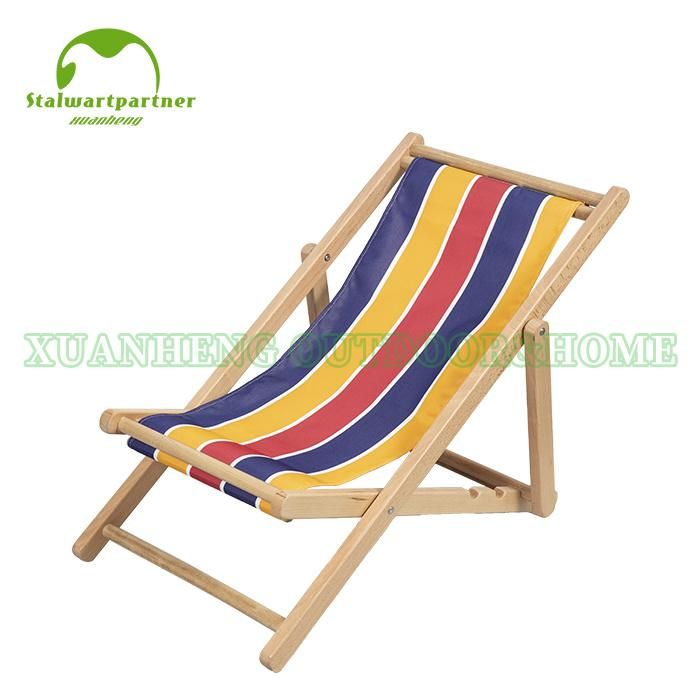 Outdoor Foldable Canvas Beach Chair