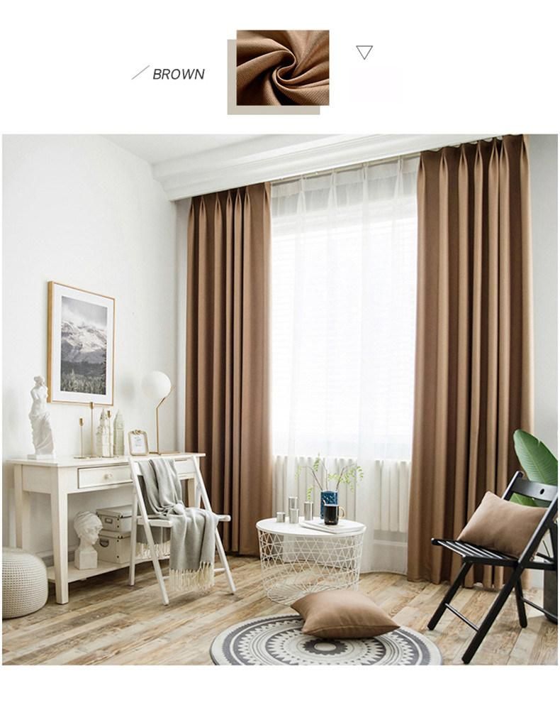 Factory Supply Home Textile Polyester Fabric Curtain Blackout Vertical Blind for Motel Room