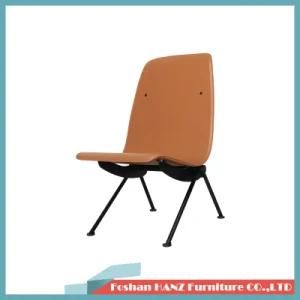 International Black Metal Leg Frame Airport Saddle Leather Waiting Chair