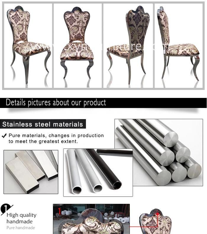 New Style Low Price White Leather Gold Stainless Steel Chair, Wholesale Wedding and Event Chairs