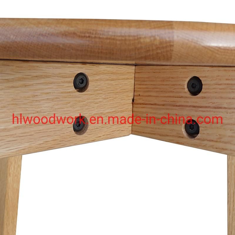 Cross Chair Oak Wood Dining Chair Wooden Chair Office Chair Round Seat Living Room Chair