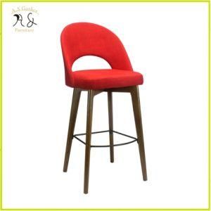 Backrest Design Modern Fabric Upholstery Bar Chair Stool