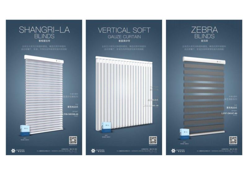 Shangri-La/ Vertical Soft/ Zebra/ Honeycome/ Roller Blinds