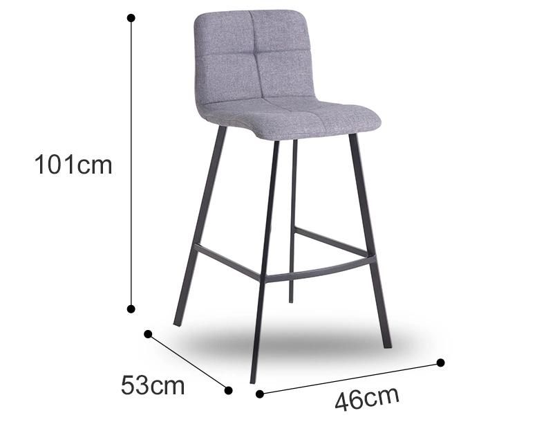 Counter Office Apartment Store Cafe Restaurant Height Bar Chair Plastic Wooden Chair for Home Mini Bar Stools