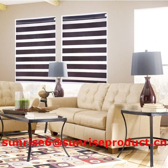 Blackout Blinds Zebra Roller Vertical Spring