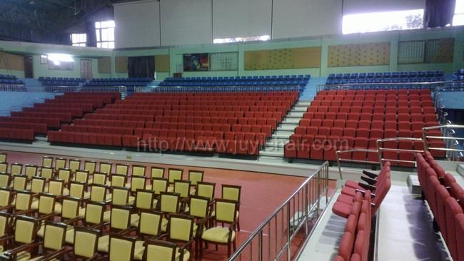 Jy-768 Bleachers and Grandstand with Fabric Chair for Indoor Bleacher