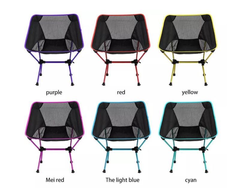 Custom Logo Aluminum Folding Beach Foldable Camping Chair