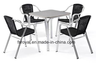 Spain Style Restaurant Rattan Dinner Chair Outdoor Dining Chair