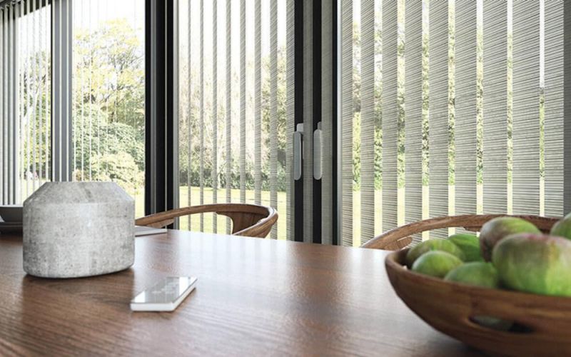 Home Decorative Wholesale Custom Polyester Modern Vertical Shade Blind