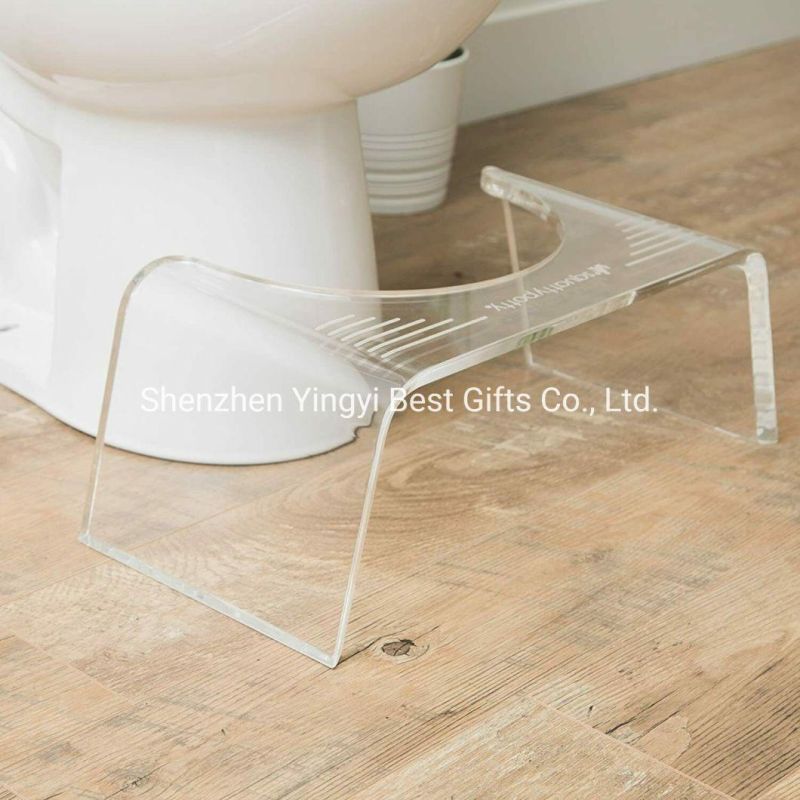 High Quality Acrylic Toilet Stool