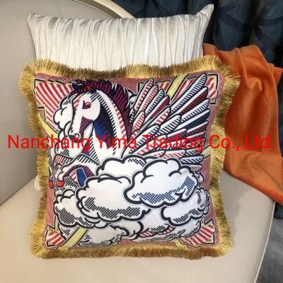 China Factory Down Proof Fabric Hold Hotel Pillow Bed Pillow Wholesale Replica Luxury Throw Pillow Brand Fashion L&prime;&prime;v Designer Cushion Pillow