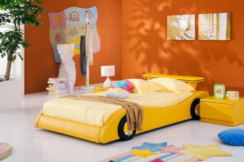 Lovely Children Furniture Kids Bed Children Bed Single Bed Dolphin Bed Gce003