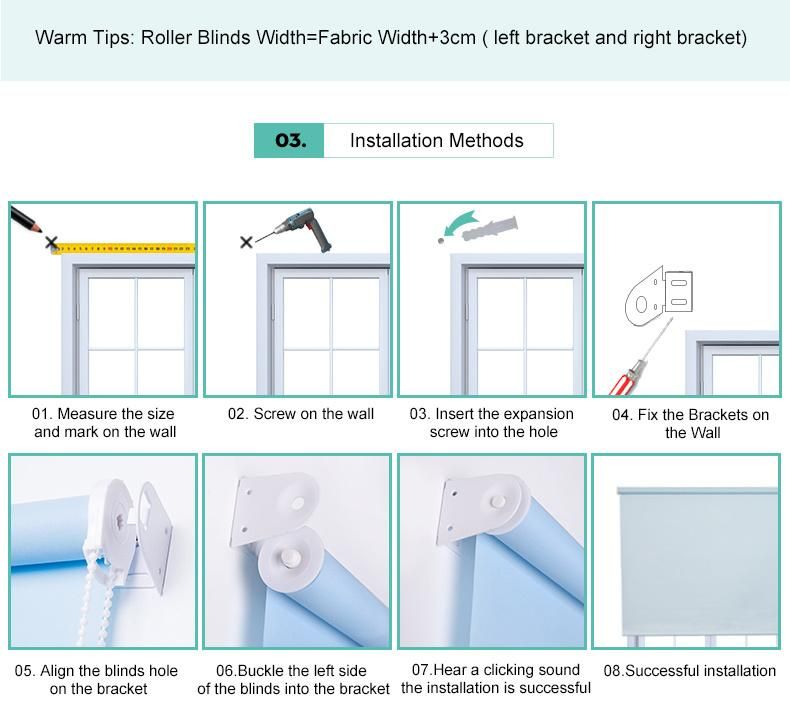 Polyester 100% Blackout Roller Blind