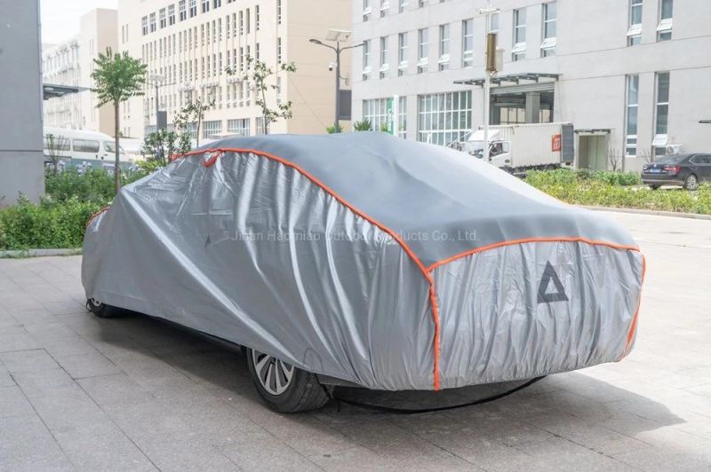 4 Layers Outdoor Car Covers for Automobiles Hail UV Snow Wind Protection Universal Full Car Cover Hail Car Cover