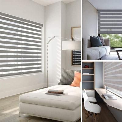 Hot Selling Double Fabric Zebra Blind Light Filtering