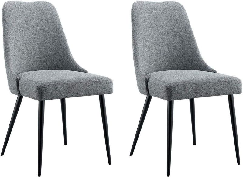 Modern Luxury Home Furniture Dining Room Chairs Stainless Steel Legs Velvet Fabric Dining Chairs