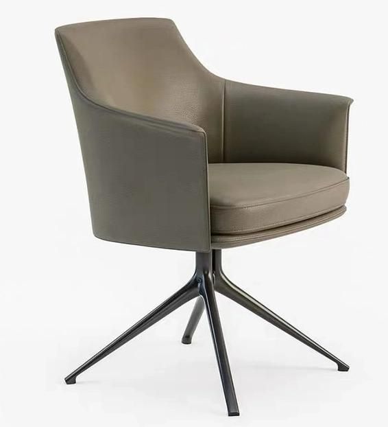 Steel Base Leather or Fabric High Level Customized Dining Chair