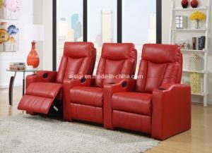 Home Cinema Electric Theater Fabric Manual Movie VIP Leather Recliner Sofa Reclining Chair