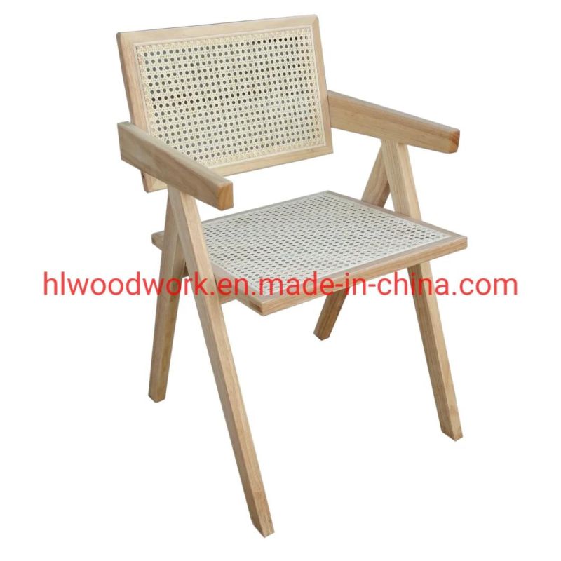 Hotel Chair K Style Rattan Chair Ash Wood Natural Chair Dining Chair