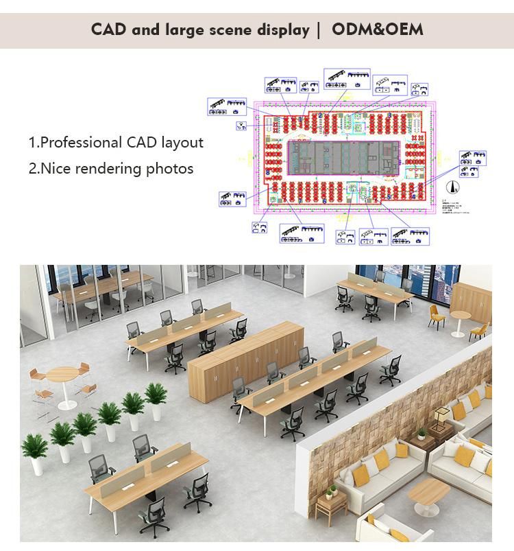 Factory Luxury Conference Room Furniture Desk Commercial Office Meeting Table