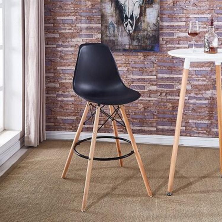 Chaise Barber Solid Wood Leg Modern Bar Dining Chair Dsw Bar Stool Modern for Sale