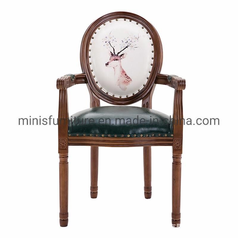 (MN-DC215) Home/Hotel Restaurant Chair Furniture Retro Wood Dining Armchairs