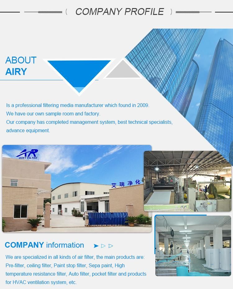 Quality First Non-Woven Air Cleaner Filter for Spray Booth