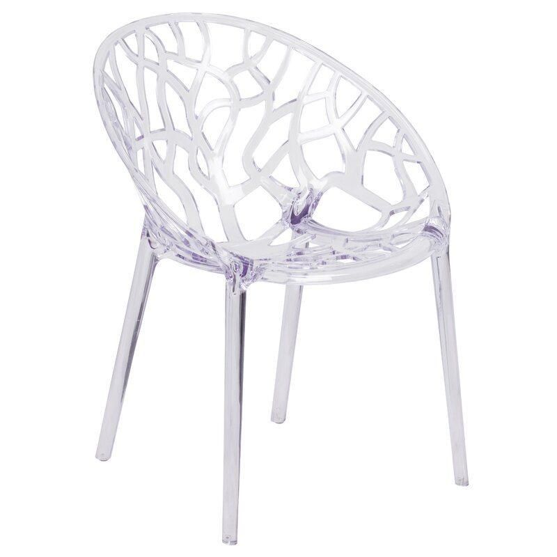 Clear Stackable Crystal Plastic Acrylic Resin Tiffany Chiavari Transparent Wedding Chair