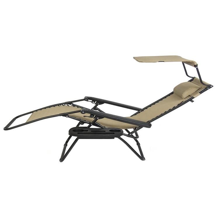 Zero Gravity Folding Chair with Canopy Beach Chair