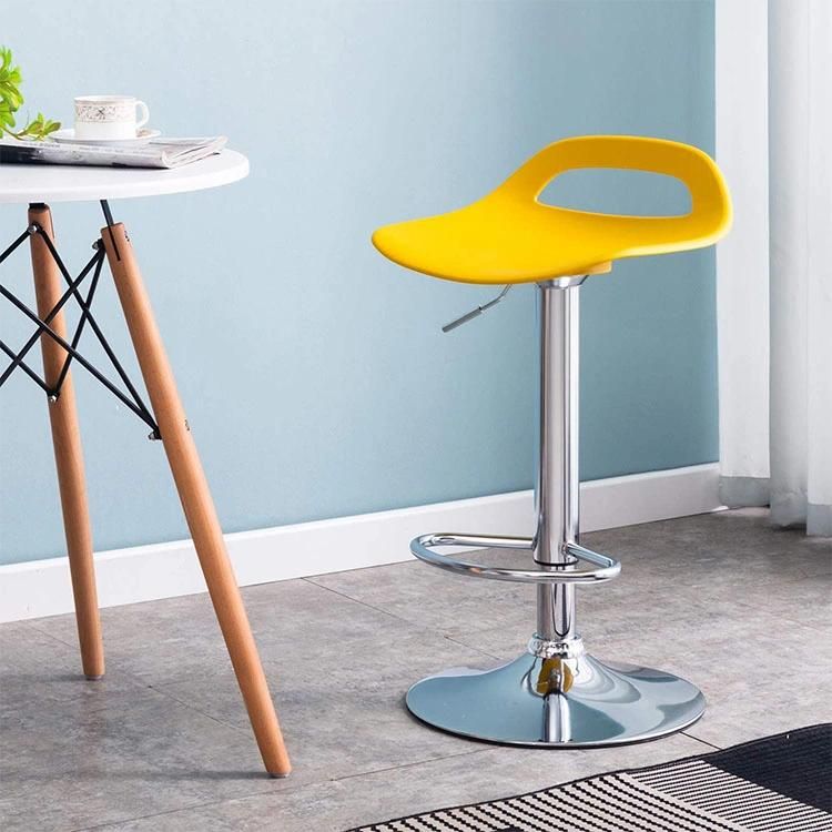 Plastic Bar Chair Plastic Cheap Home PP Furniture Plastic Sillas Bar Stools High Bar Chair for Hotel Restaurant Simple Popular Cafe Bar Chair