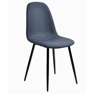 Modern Restaurant Outdoor Kitchen Home Furniture Velvet Fabric Steel Dining Chair