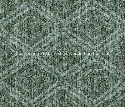 Zhida Textile Fashion Grid Jacquard Upholstery Sofa Fabric