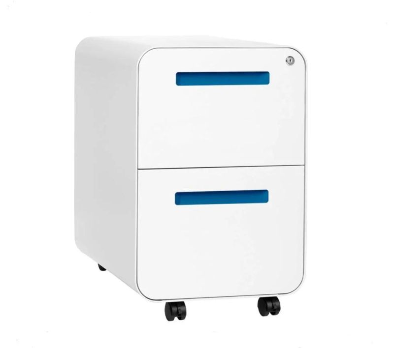 Hot Sale Mobile Pedestal 2 Drawer Mobile Filing Cabinets for Office School Home