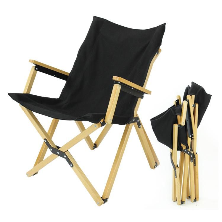 600d Fabric Camping Folding Beach Make up Chair with Armrest