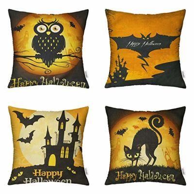 Halloween Design Digital Printing Cushion on Sofa 100% Polyester Chair Cushion