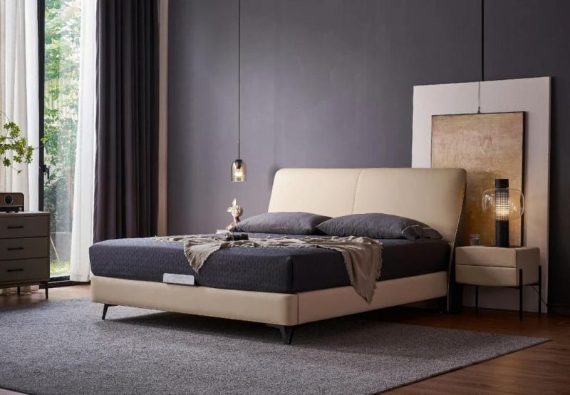 China Wholesale Modern Bedroom Furniture Beds Italy Bed King Bed Wall Bed a-Mf002