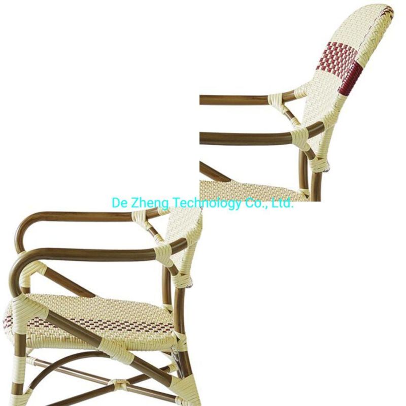 Hot Sell Foshan Outdoor Aluminium Outdoor Rattan Furniture Patio Poly Rattan Wicker Garden Chair