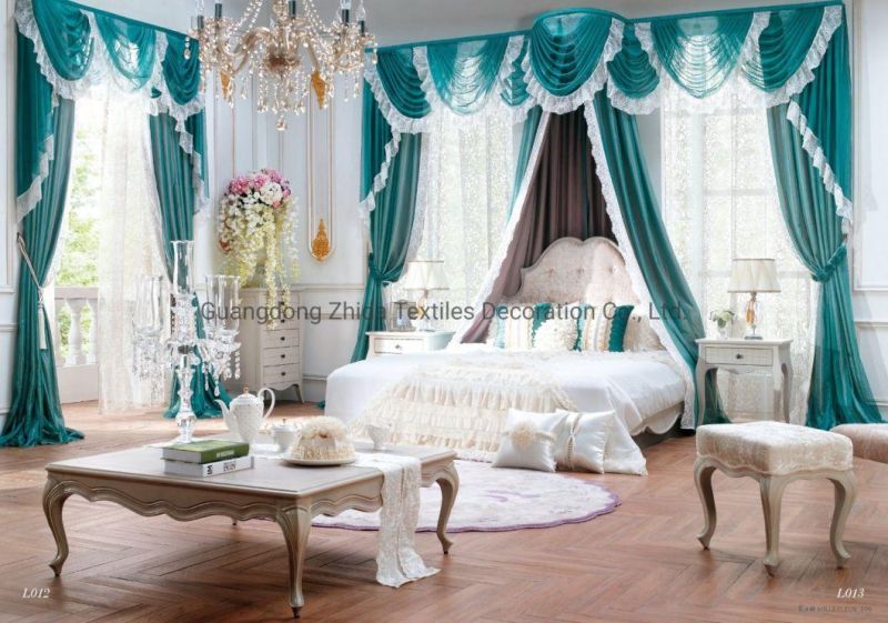 Hot Sale Luxury European Window Upholstery Sheer Curtain