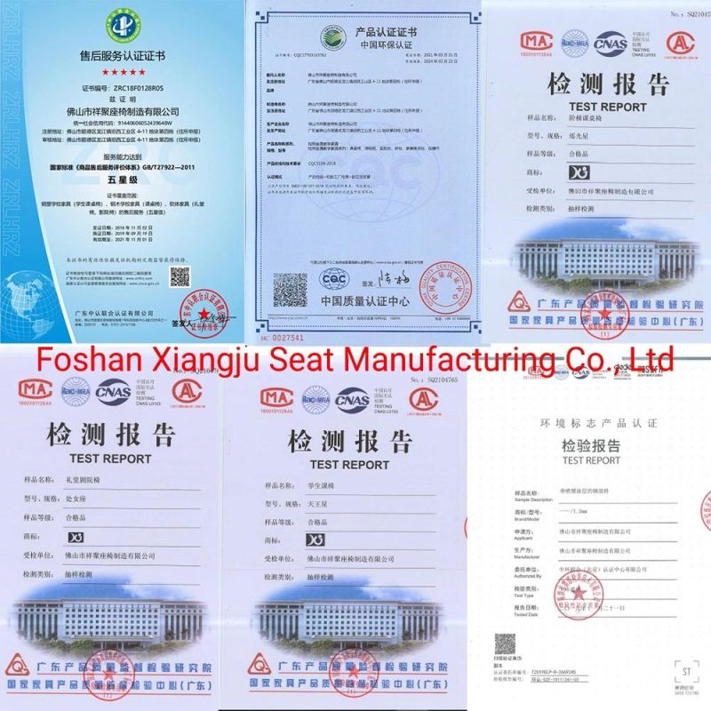 2021 New Design Plastic Auditorium Chairs with Arms for Theater Hall