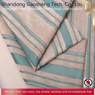 100% Polyester Flame Retardant Elegant Sofa Jacquard Fabrics for The Living Room