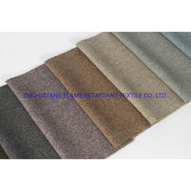 100% Polyester Flame Retardant Woven Fabric for Decoration